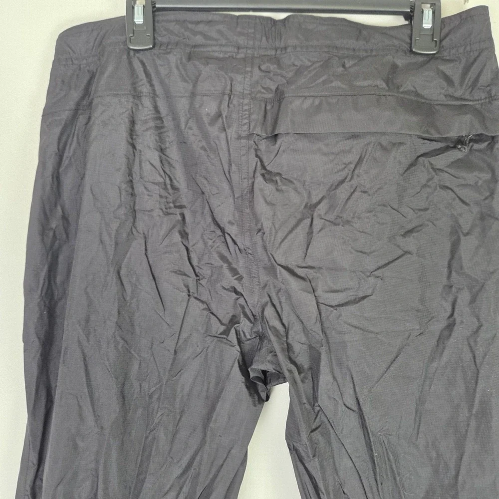 Eddie Bauer Weatheredge Plus Waterproof Black Pants Medium Tall Unisex Seam Seal